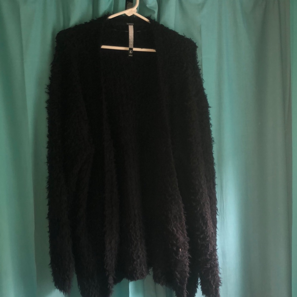 Black Fuzzy Sweater
